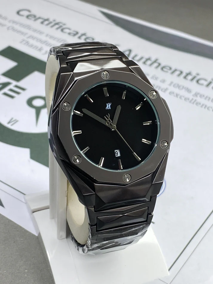 Hublot Geneve Butterfly Lock Chain Watch | Black - Image 3